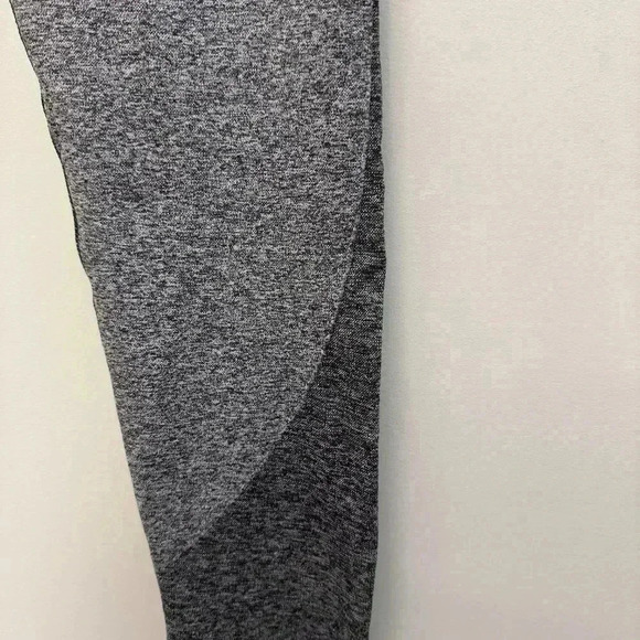 Gymshark Flex Leggings Mid Rise Grey Pink Waistband Women's Size M - Picture 6 of 13